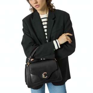 Coccinelle C-Me Calf Cocker Medium Noir E1SSK180101_001 2