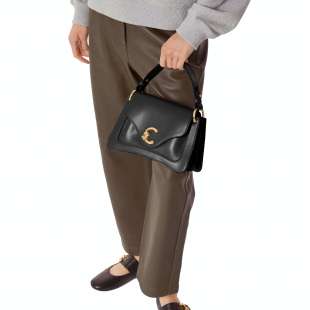 Coccinelle C-Me Calf Cocker Small Noir E1SSK180201_001 2