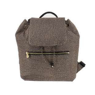 Borbonese Zaino Eco Line Medium OP Naturale/Nero 934486I15 X11