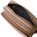 Borbonese Camera Case Small Beige/Marrone 934134I15994