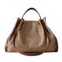 Borbonese Shopper New Orbit Large Beige/Marrone 924177AH1994