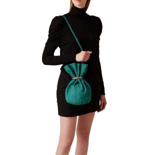 Borbonese Secchiello Trésor Small Peacock 923866684Z57 2