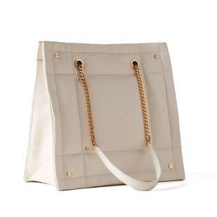 Borbonese Borsa a spalla Reverse Medium Chantilly Cream 924674F29Z61 2