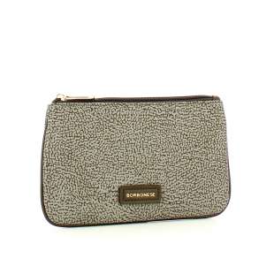 Borbonese Bustina Piatta Tortora/Marrone 220363J47U66 2