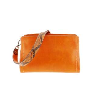 Sem Vaccaro Vacchetta Pitone Arancio 2503