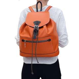 Sem Vaccaro Alce Pitone Arancio Zaino 2