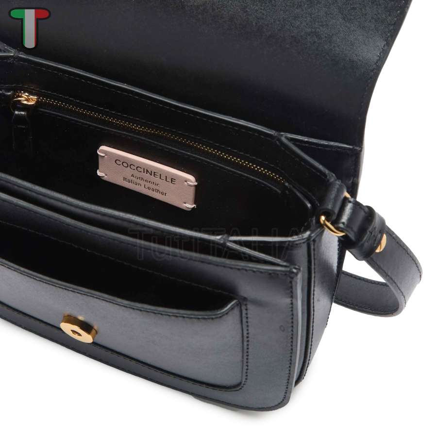 Coccinelle C-Me Calf Cocker Small Noir E1SSK150101_001