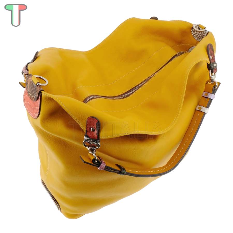 Sem Vaccaro Vacchetta Pitone Senape 203