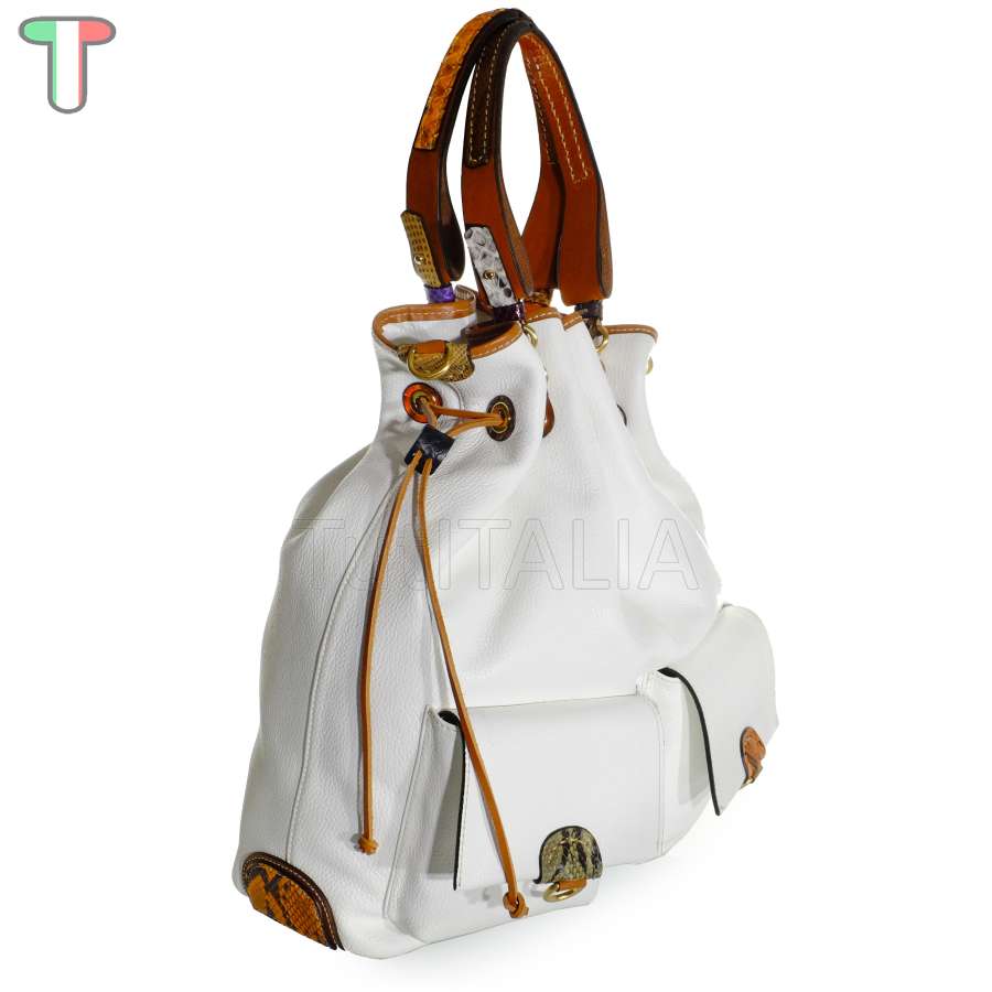 Sem Vaccaro Alce Pitone Bianco Perla 2708