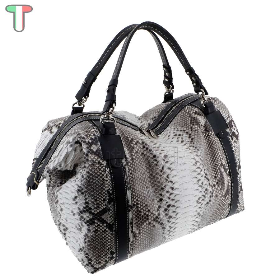 Sem Vaccaro Pitone Bianco/Nero 606