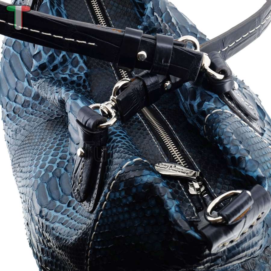 Sem Vaccaro Pitone Cocco Petrolio 245