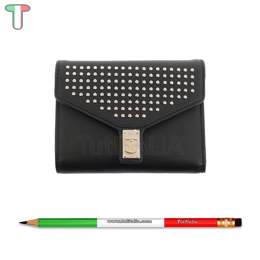 Furla Tortona S Tri-Fold Onyx 1014076