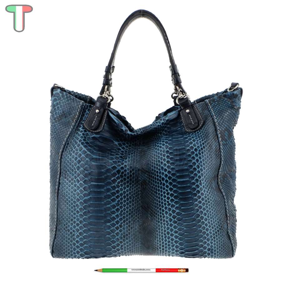 Sem Vaccaro Pitone Cocco Petrolio 245