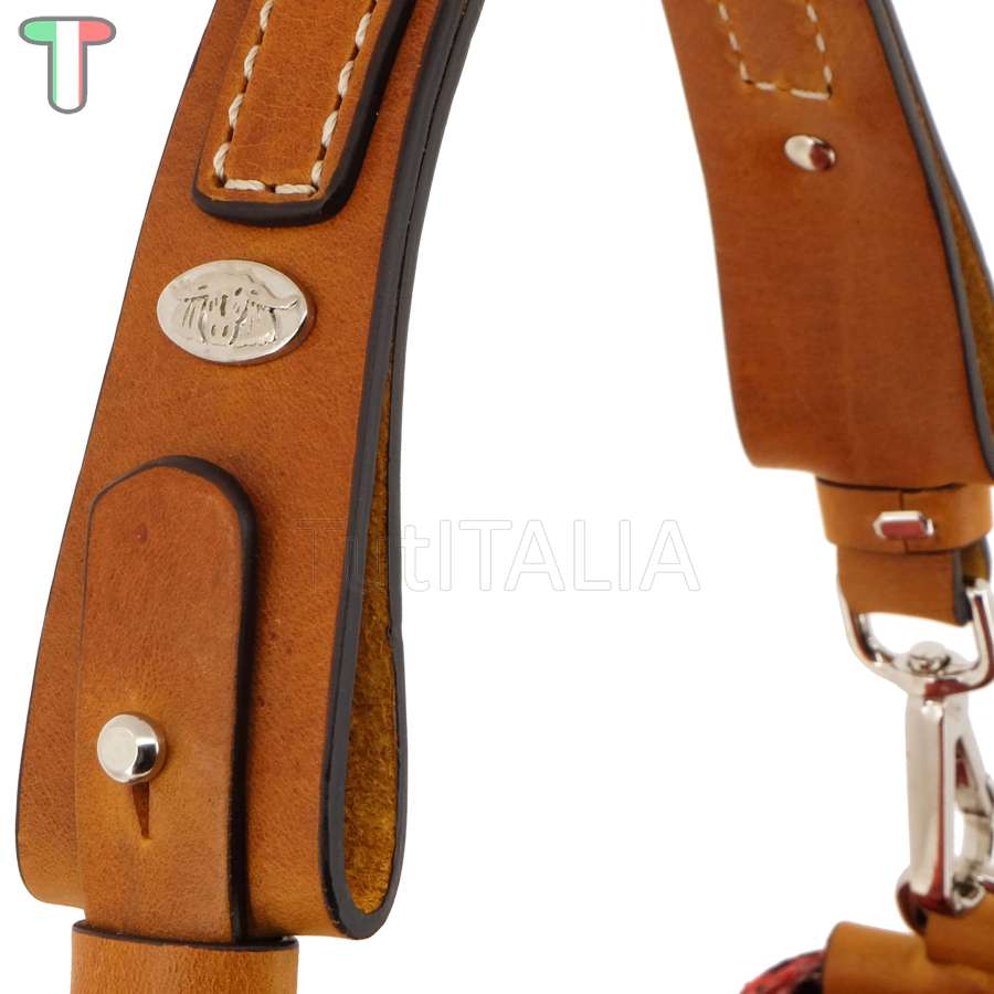 Sem Vaccaro Pitone Cuoio Corallo 502