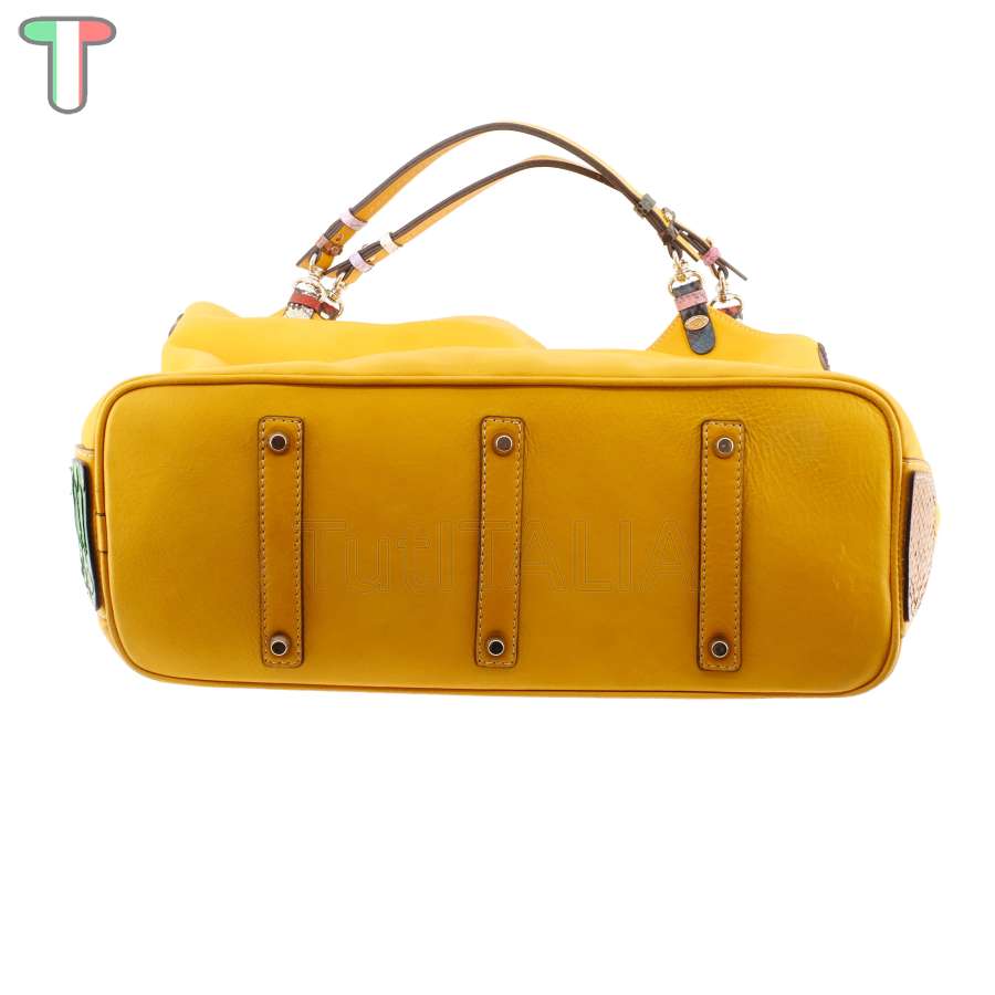 Sem Vaccaro Vacchetta Pitone Senape 203