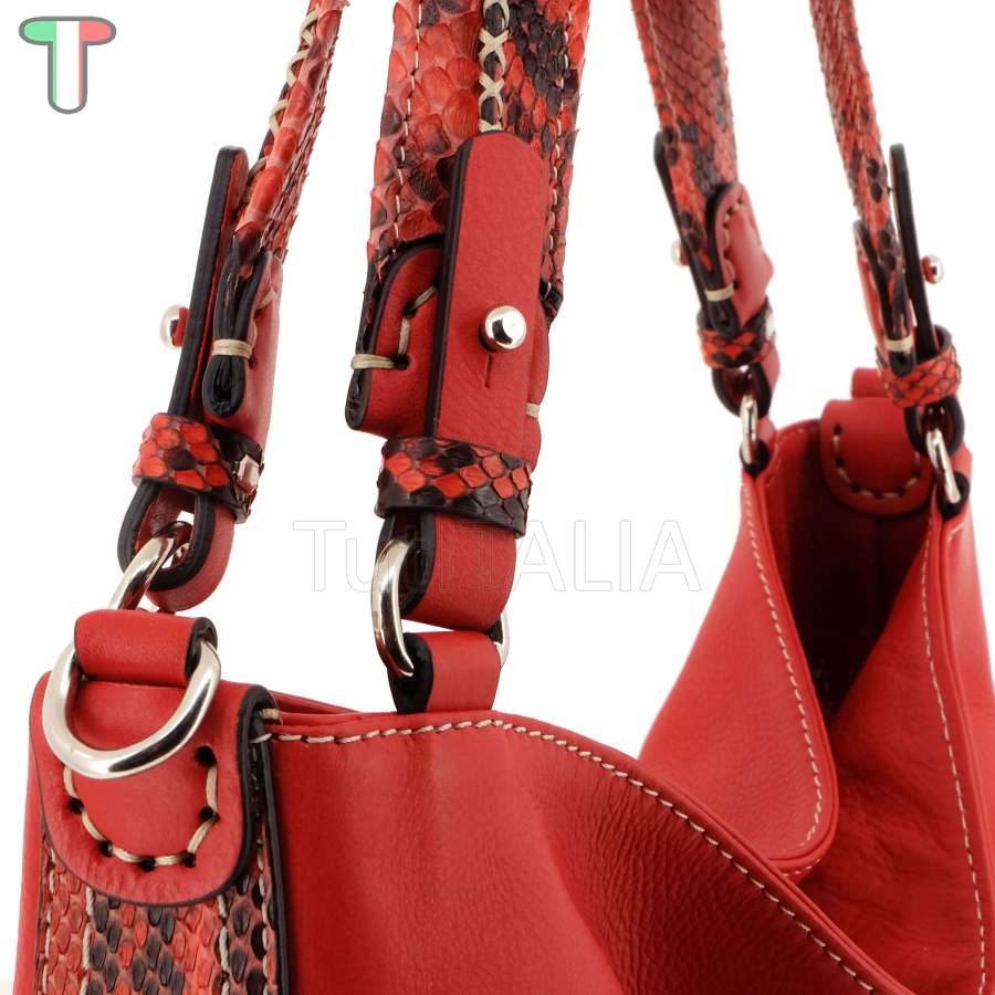 Sem Vaccaro Vacchetta Pitone Rosso 2501