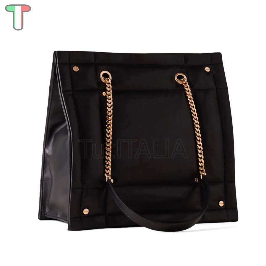 Borbonese Borsa a spalla Reverse Medium Nero 924674F29100