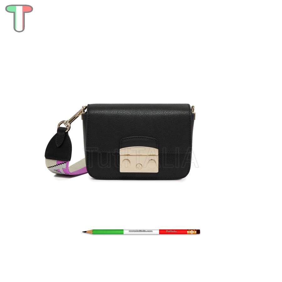 Furla Metropolis Mini Nero/Marmo Violet WB00839 BX0006 1007 1914S