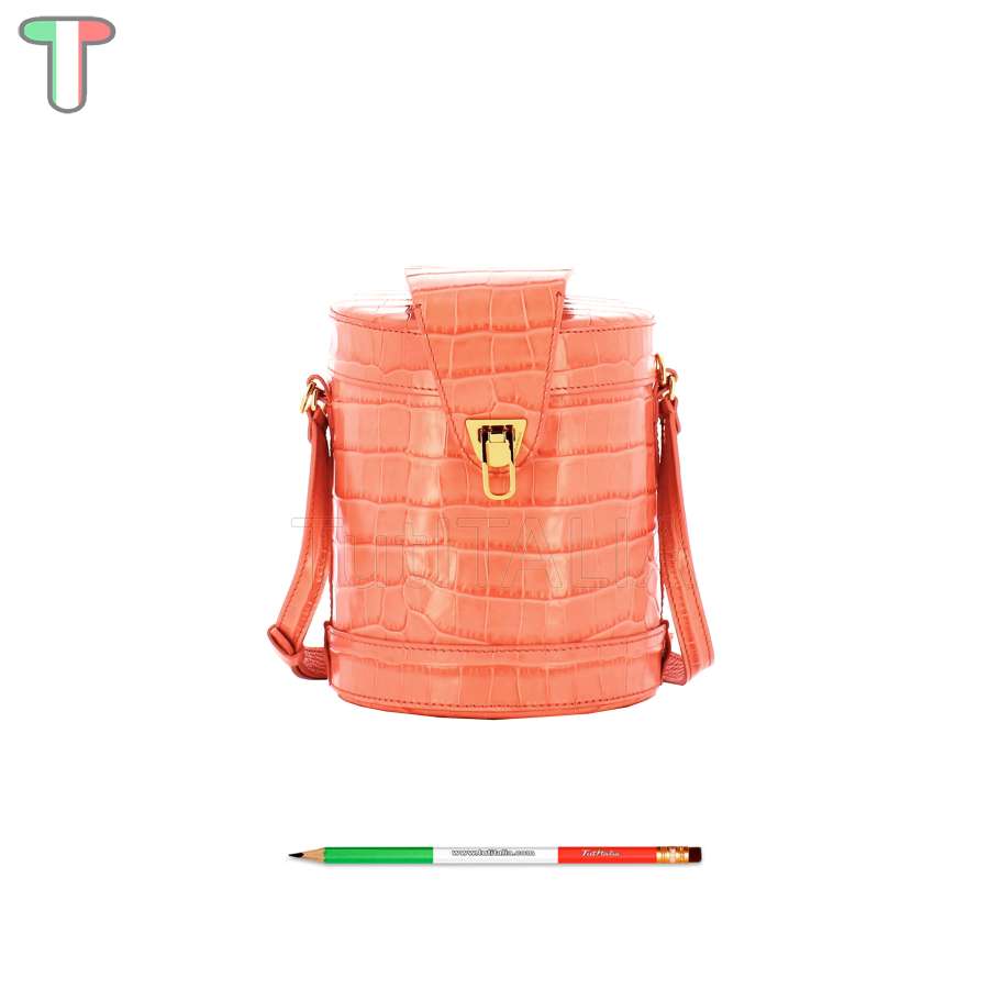 Coccinelle Orchestra Shiny Croco Geranium E1L2G230101P18