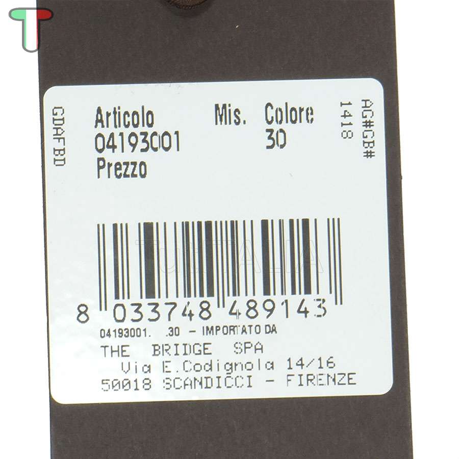 The Bridge Lucrezia Nero/Oro 04193001 30