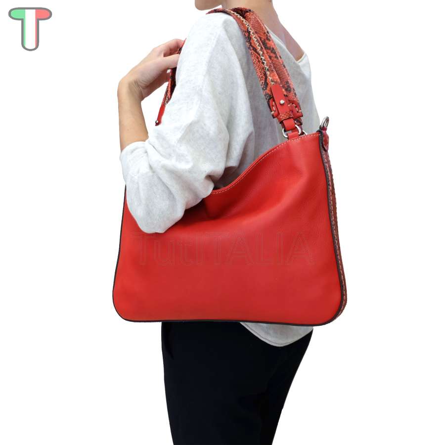 Sem Vaccaro Vacchetta Pitone Rosso 2501