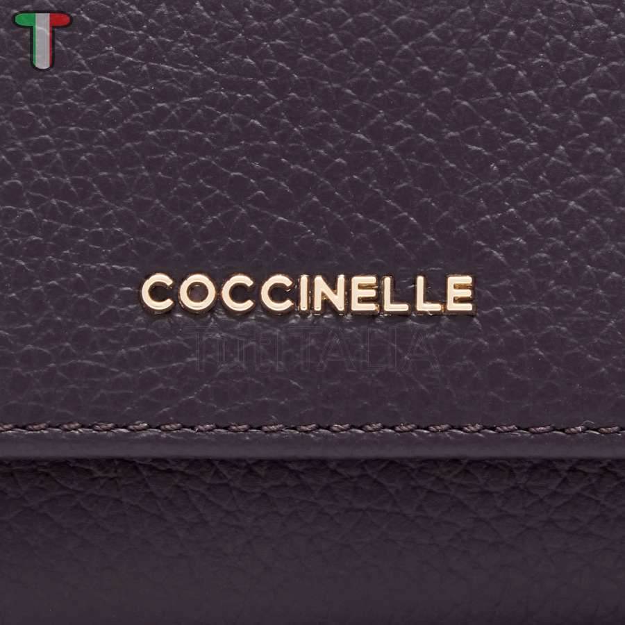 Coccinelle Metallic Small Prune E2MW511F001V87