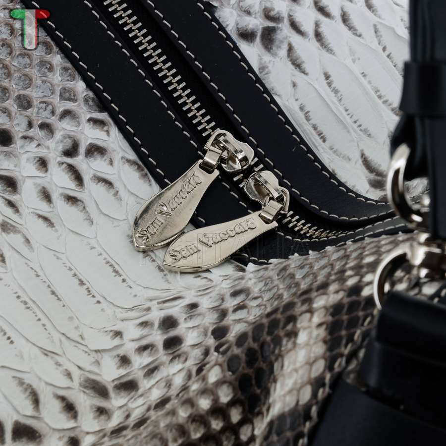 Sem Vaccaro Pitone Bianco/Nero 606