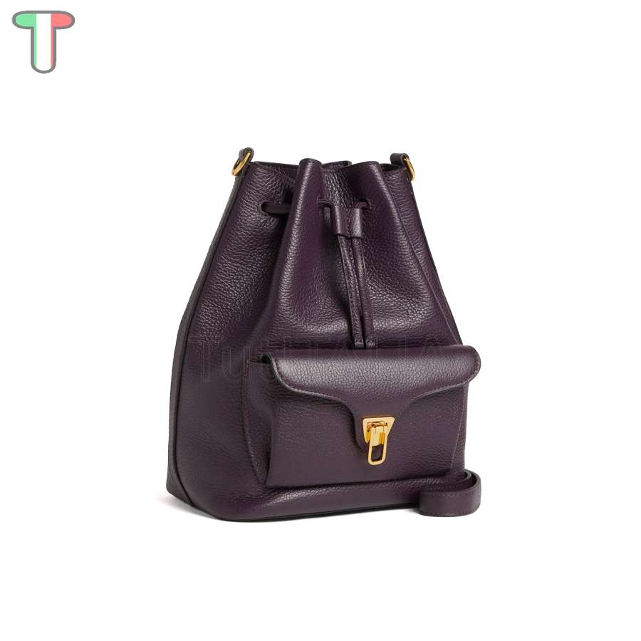 Coccinelle Beat Generation Medium Prune E1TFK230201V87