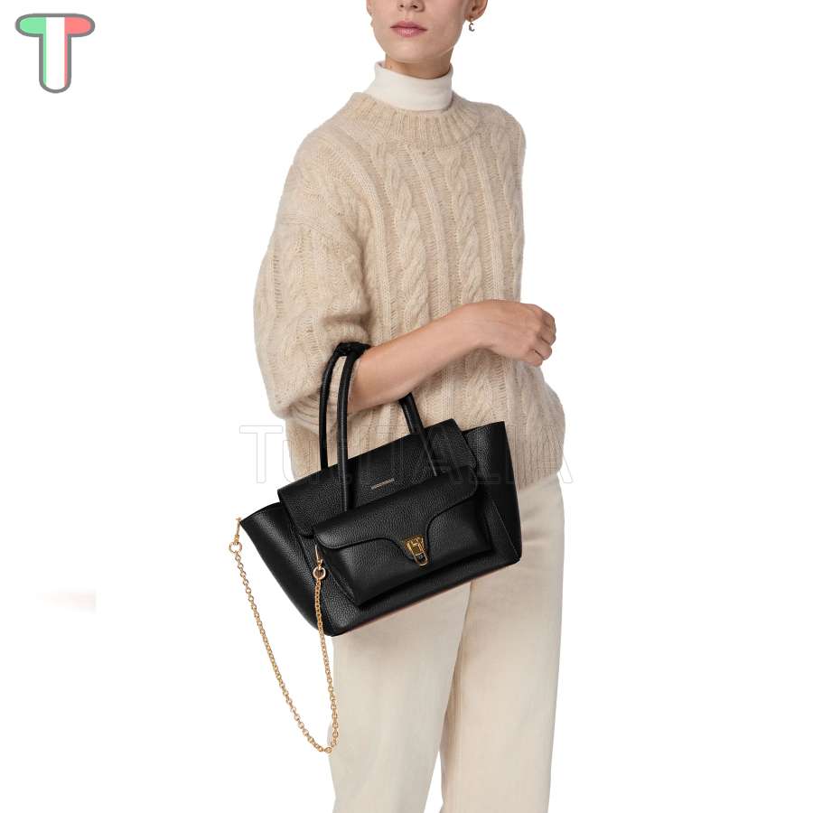 Coccinelle Double Beat Medium Noir E1T8A180201001