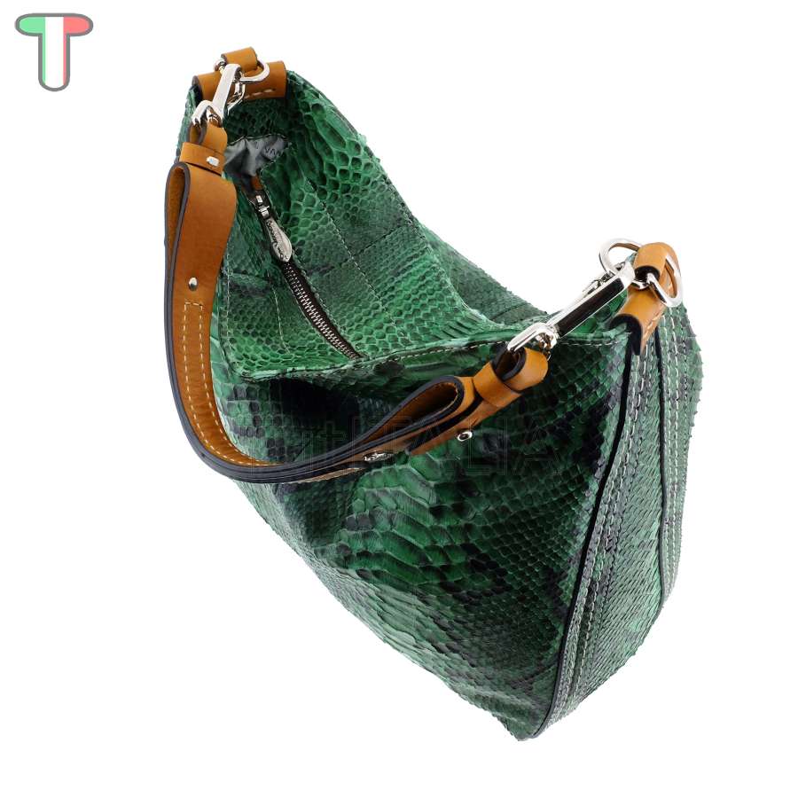 Sem Vaccaro Pitone Cuoio Smeraldo 502