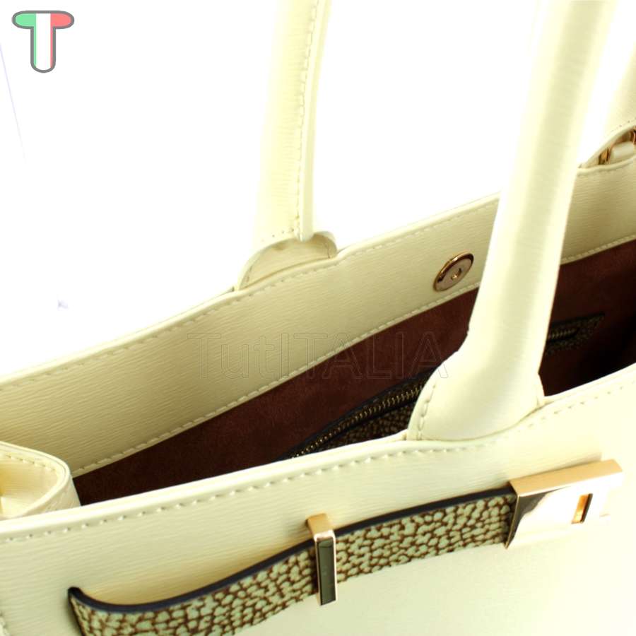 Borbonese Shopping Bag Medium Out Of Office Butter 924641BB0Y90