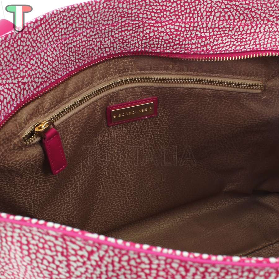 Borbonese Shopping Large Oplà Rosa 924343648S26