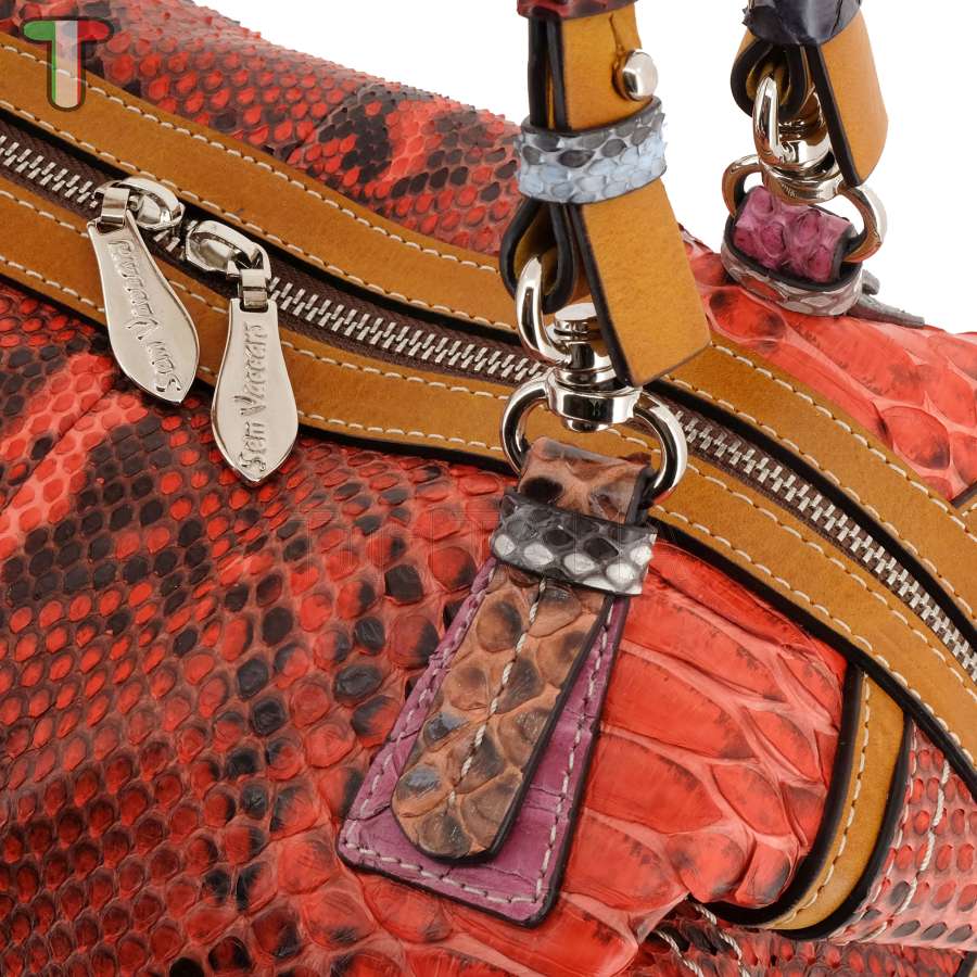 Sem Vaccaro Pitone Multicolor Corallo 456