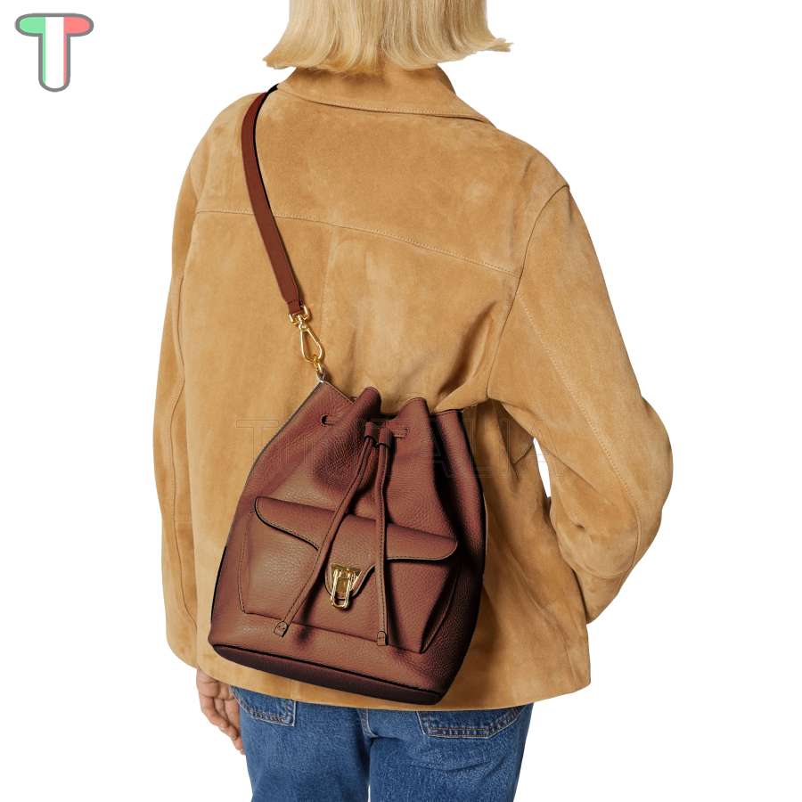 Coccinelle Beat Generation Medium Cognac E1TFK230201W11