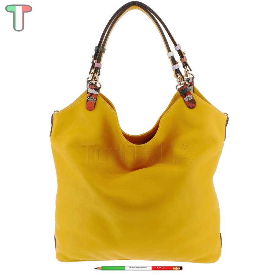 Sem Vaccaro Vacchetta Pitone Senape 203