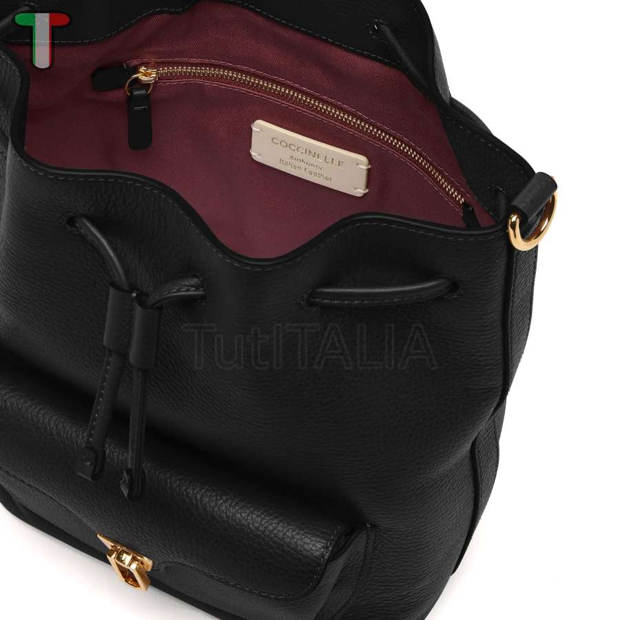 Coccinelle Beat Generation Large Noir E1TFK230101001