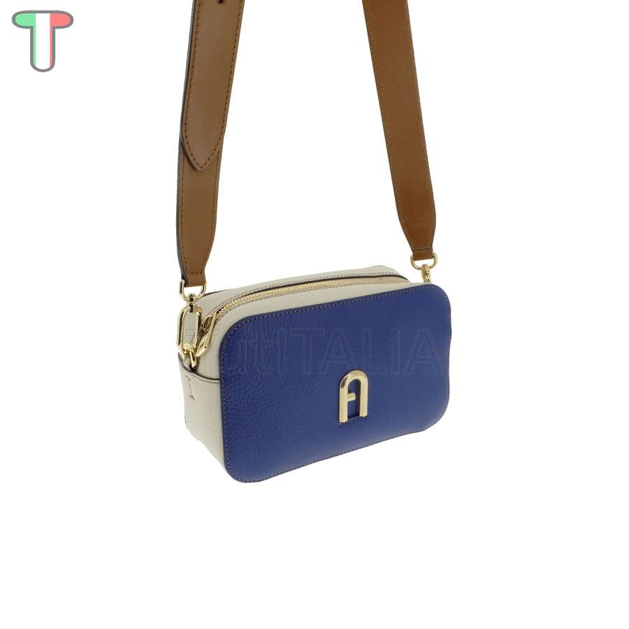 Furla Primula Mini Pacific/Perla e/Cognac h WB00667 BX1195 9035 1572S