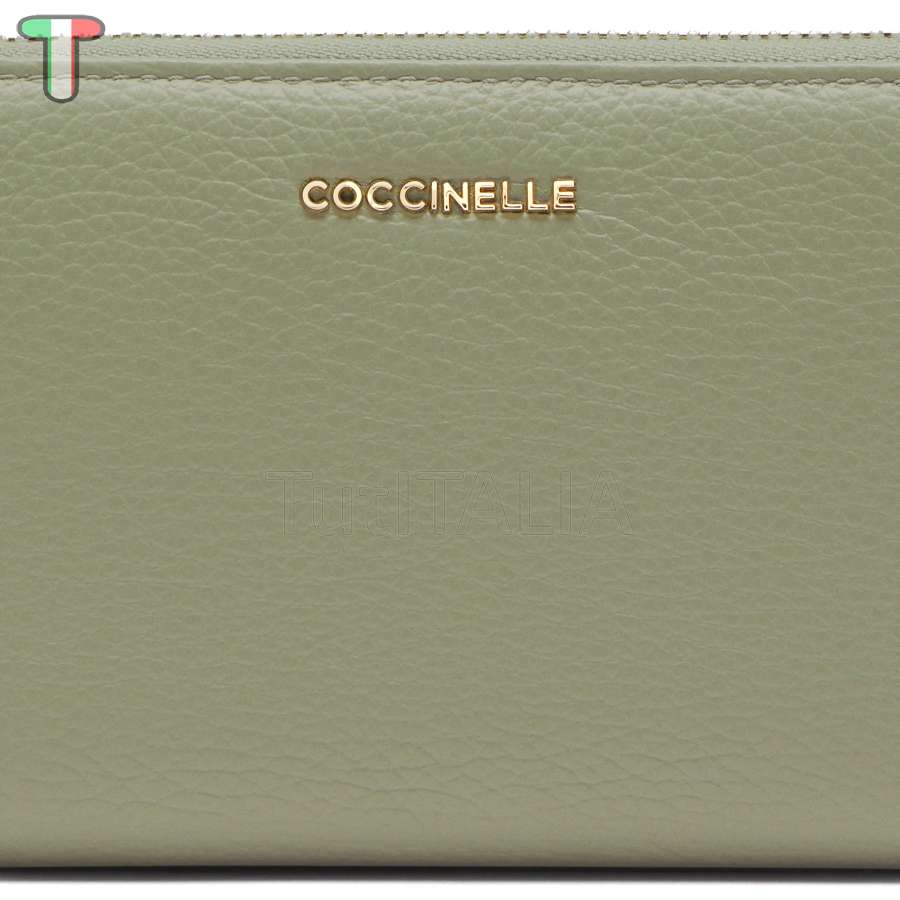 Coccinelle Metallic Large Greenery E2MW5113201G77