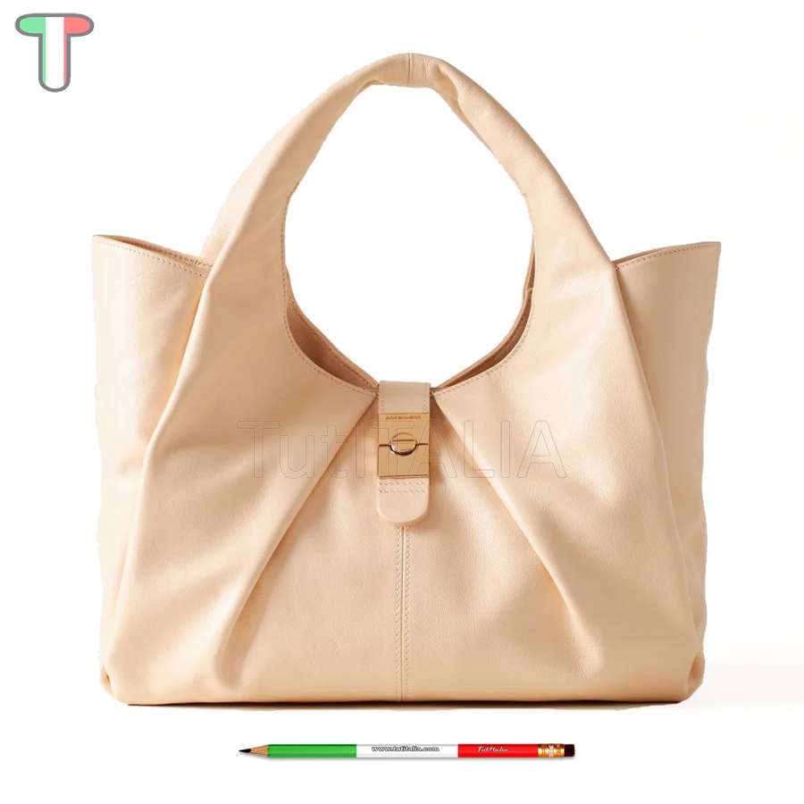 Borbonese Cortina Medium Light Cuir 923934455Y92