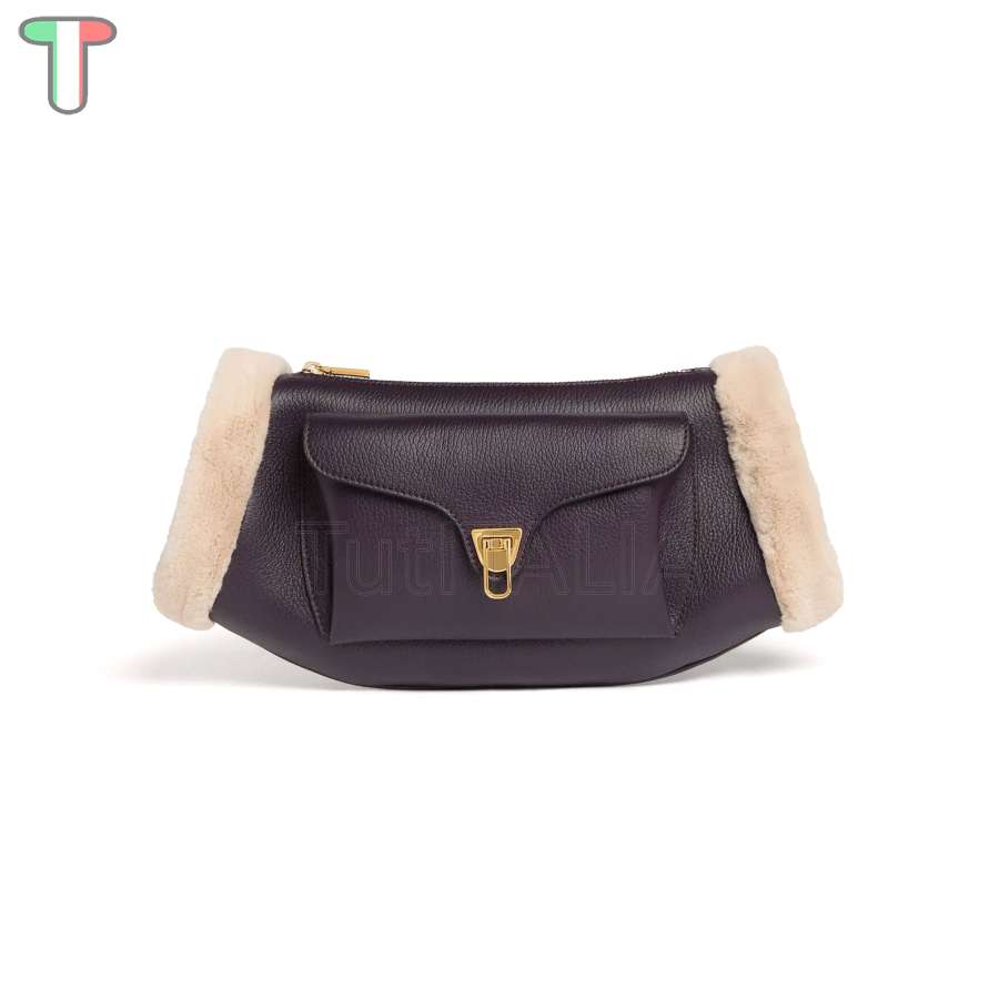 Coccinelle Beat Small Prune/Natural E1TDK150101644