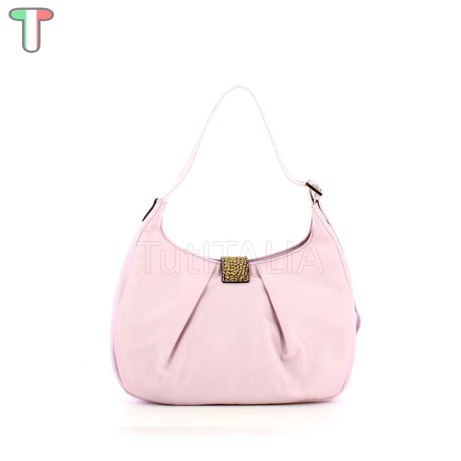 Borbonese Cortina Small Ortensia/Op Naturale 923937AQ3J06