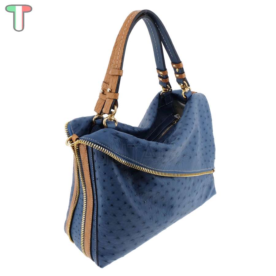 Sem Vaccaro Struzzo/Coccodrillo Blu 610