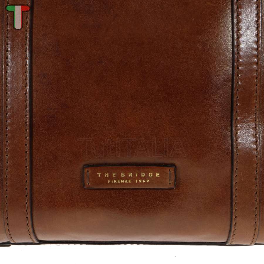 The Bridge Shopper Vittoria Marrone/Oro 04201001 14