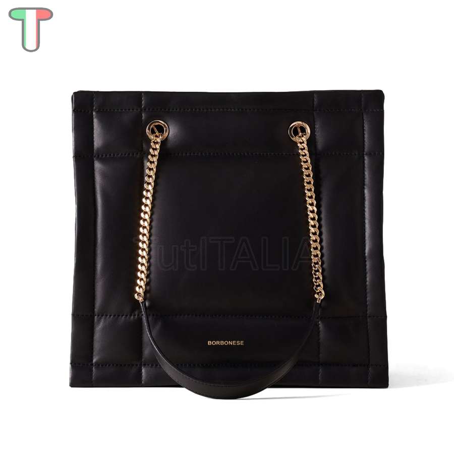 Borbonese Borsa a spalla Reverse Medium Nero 924674F29100
