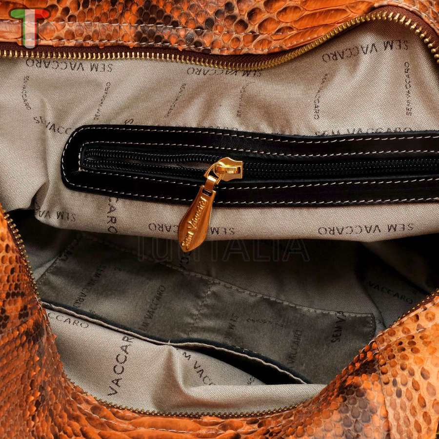 Sem Vaccaro Pitone Arancio 709