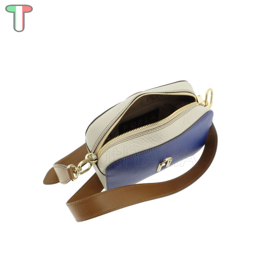 Furla Primula Mini Pacific/Perla e/Cognac h WB00667 BX1195 9035 1572S