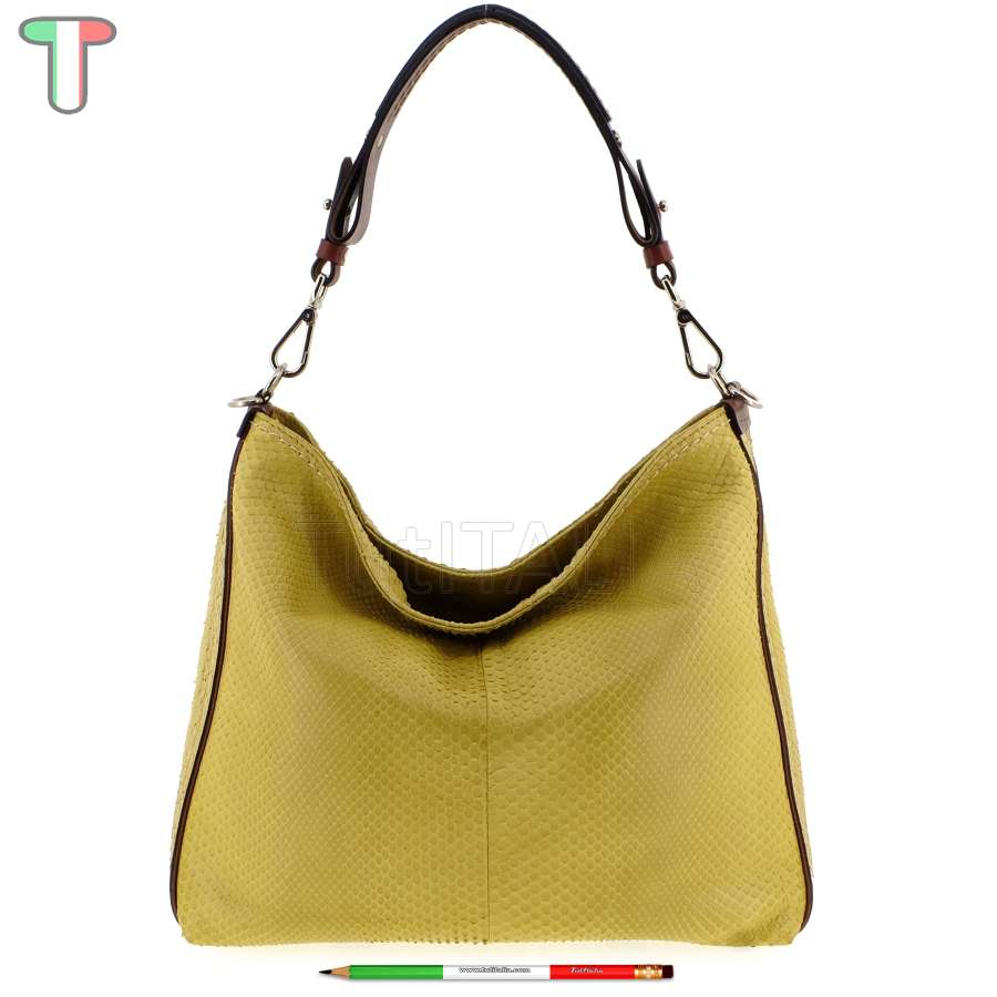 Sem Vaccaro Pitone Cuoio Giallo 502