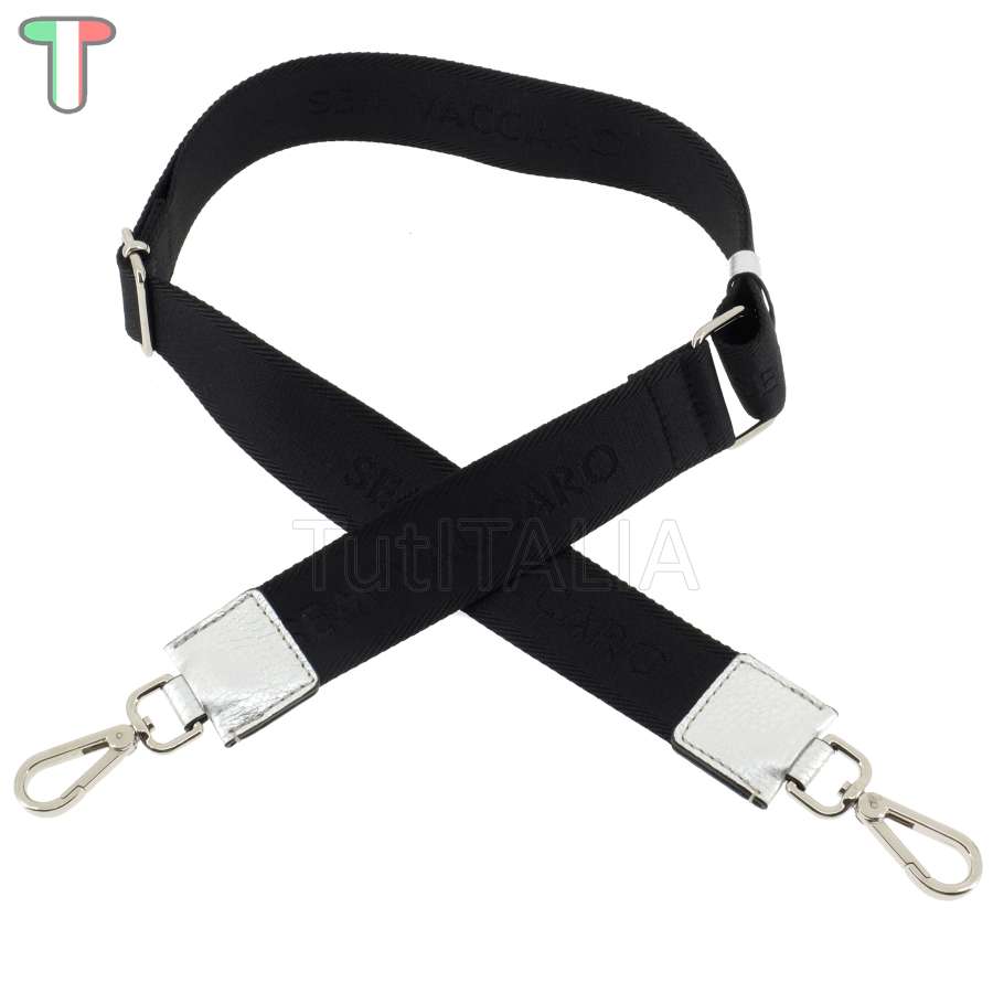 Sem Vaccaro Tracolla Nero/Silver 007