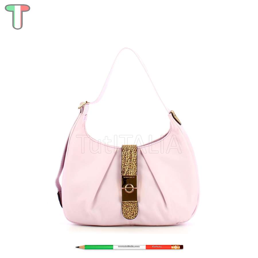 Borbonese Cortina Small Ortensia/Op Naturale 923937AQ3J06