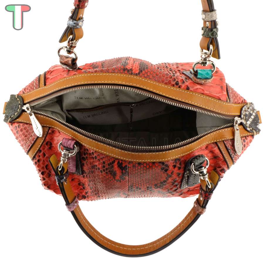 Sem Vaccaro Pitone Multicolor Corallo 456